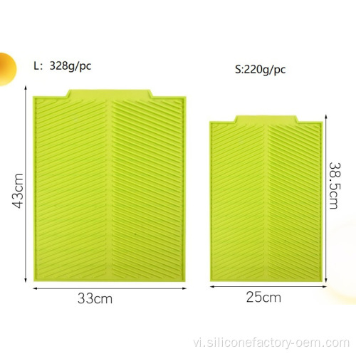 Nhà bếp lớn silicon mat silicon bát lớn
